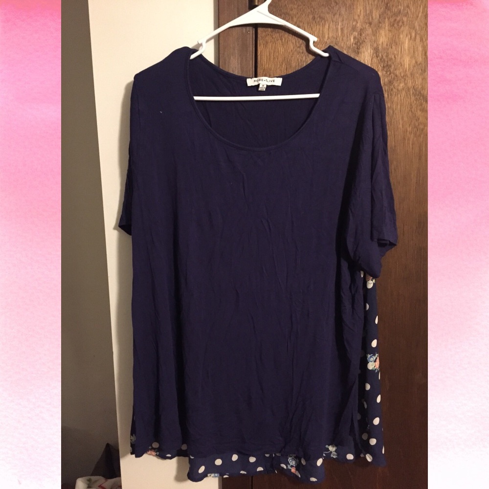 Adorable high-low blouse